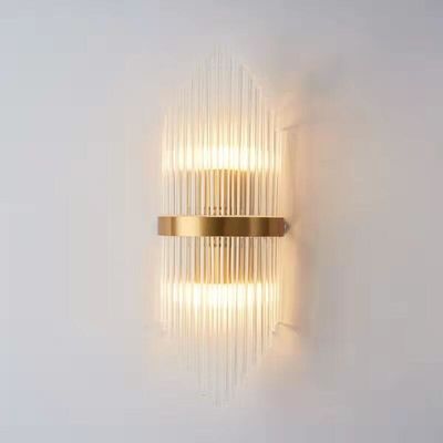 High Brightness Indoor Modern Wall Sconces 7000lm E14*2 Crystal Sconce Lights