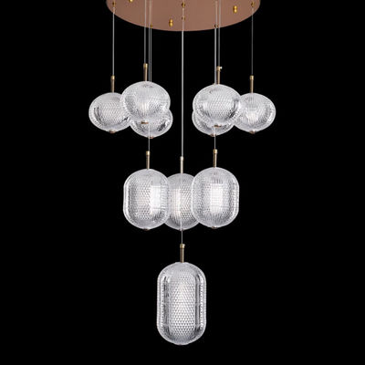 Highly Transparent Acrylic Lampshade Pendant Lamp 63W / 80W / 120W / 145W