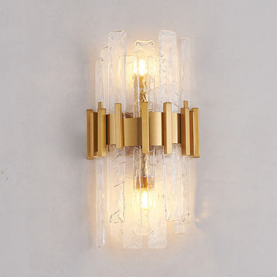 G9 LED Functional Decor Modern Crystal Wall Sconces Gold Finish