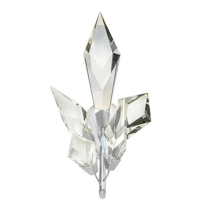 Creative Modern Crystal Wall Sconce With Clear Glass Shade D160*H270