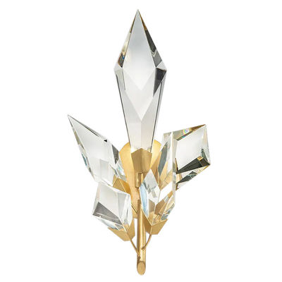 Creative Modern Crystal Wall Sconce With Clear Glass Shade D160*H270
