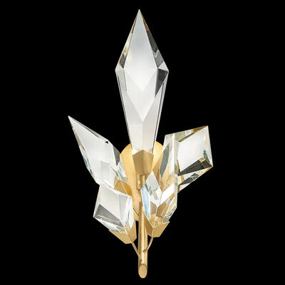 Creative Modern Crystal Wall Sconce With Clear Glass Shade D160*H270