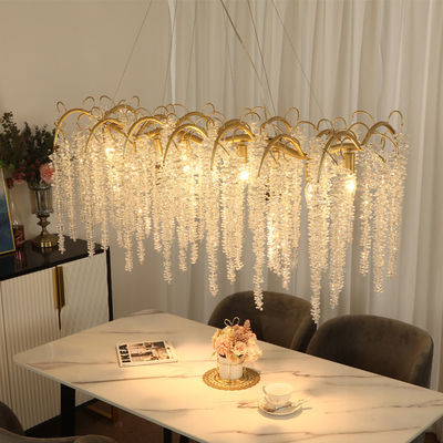High End Crystal Commercial Chandeliers For Restaurants With High Quality Crystal Beads