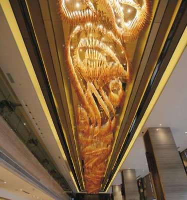 High-Grade Crystal Commercial Luxury  Large Chandeliers Customized
