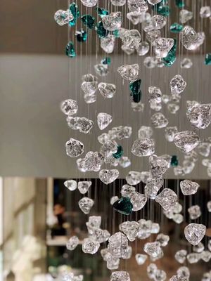 Modern Luxury Glass Gold K9 Crystal Chandelier Interior Living Room Hanging Chandeliers Pendant Lights For Bedroom Hotel