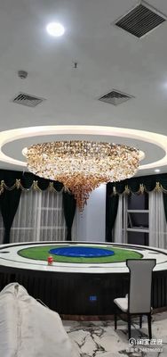 Modern Luxury Glass Gold K9 Crystal Chandelier Interior Living Room Hanging Chandeliers Pendant Lights For Bedroom Hotel