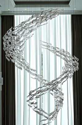 Modern Fashion Shade Project Chandeliers Glass Chandelier Light Large Hotel Banquet Hall Lighting