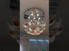 فينيكس كريستال ثريا غرفة المعيشة فيلا فاخرة LED الطاقة توفير ثريا