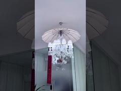 النمط الحديث الزجاجية الديكور الإضاءة فندق الردهة المخصصة المشروع الكبير الداخلي LED الزجاج المنفخ يدويا