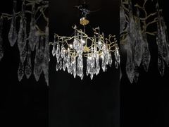 ODM متجمد كرة زجاجية قلادة ضوء ثريا حديثة بسيطة لغرفة المعيشة مطعم