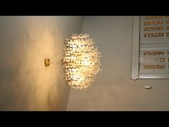 شاهد لماذا تختار مصابيح قلادة زجاجية CCC ISO9001 مصابيح سقف معلقة من الزجاج الأبيض المصنفر