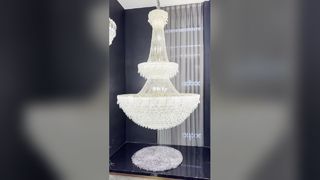 تشونغشان جودة عالية الحديثة جولة المرمر بالون الطعام الجص الثريا مصمم جديد طويل م
