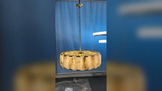 مصابيح السقاليولا الحديدية الراقية مع مظلة الرخام