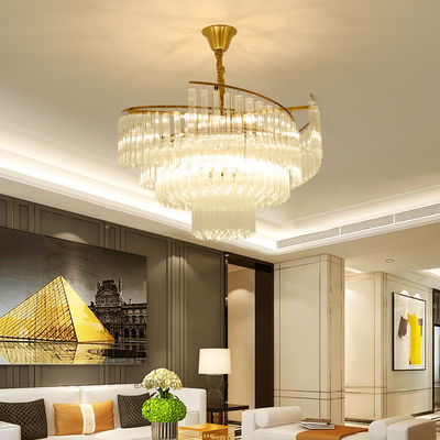 Diamond Cut E14 الثريا المستديرة أضواء الثريا غير قابلة للصدأ 100lm / W
