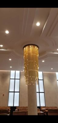 ثلاثية الألوان تصميم نمط LED مصباح قلادة مخصصة للفيلات دوبلكس سلالم