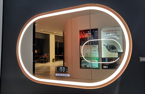 24W 36W 45W 4200K مرآة LED بيضاوية حديثة مضاءة OEM ODM
