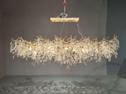 غرفة المعيشة / غرفة النوم المعدن K9 كريستال ثريا 15m2 - 30m2 111V ~ 240V