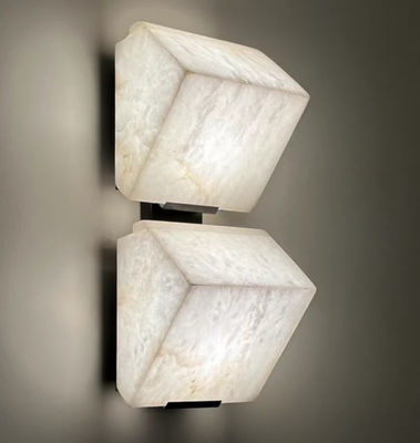 مصباح الحائط LED الباسطر مصباح الحائط الروتيني الحالي التصميم المنزلي الإبداعي مصباح الحائط الرخام النحاسي لغرفة النوم