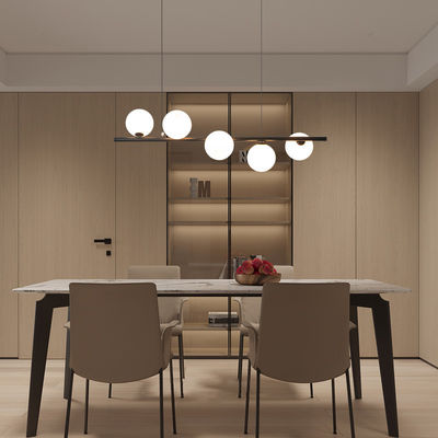 ديكور المنزل غرفة الطعام معلقة حديثة مصابيح الزجاج المعلقة مصابيح المنزل غرفة النوم التصميم الفني الكرة الزجاجية الشمالية معلقة ضوء