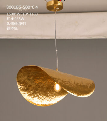 مصباح سقف معلق معدني ديكور منزلي عاكس الضوء ثريات مستديرة أضواء معلقة لغرفة المعيشة